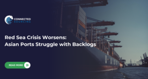 Red Sea Crisis Worsens - Asian Ports Struggle with Backlogs